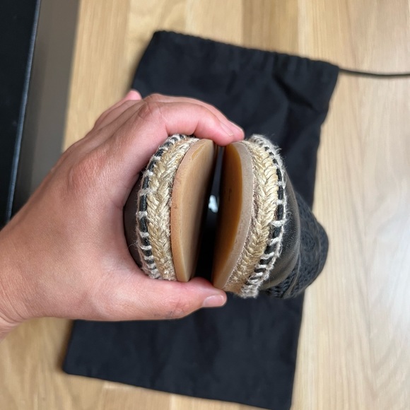 Chanel Black Mesh Espaddrilles 13S G27627Y15825 94305 00B - Picture 6 of 9